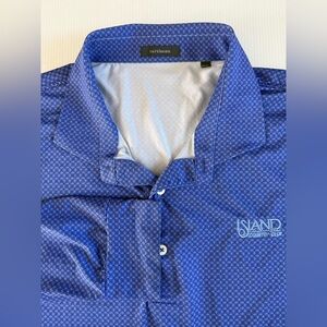 Turtleson Long‎ Sleeve Polo Shirt Men’s Size 2XL Geometric Pattern